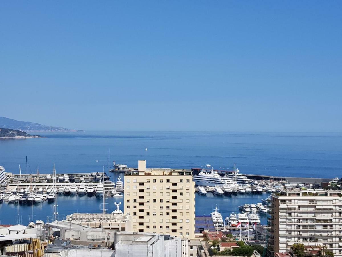 Plein Coeur De Monaco, A 300 Metres A Pied Du Port De Monaco, 4 Pieces Dans Des Escaliers Vue Mer Exceptionnelle Buitenkant foto